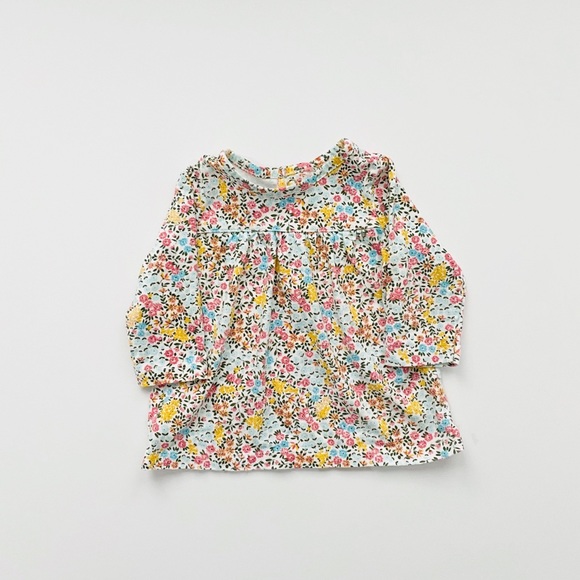 Baby Girl Floral Long Sleeve Boho Blouse - Picture 1 of 4